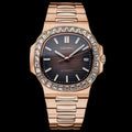 SEIKONAUT MOD - ROSE GOLD - BROWN (DIAMOND)
